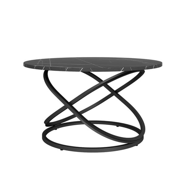 Vicco Calgary Soffbord, Svart, 79,5 x 46 cm med stor arbetsyta