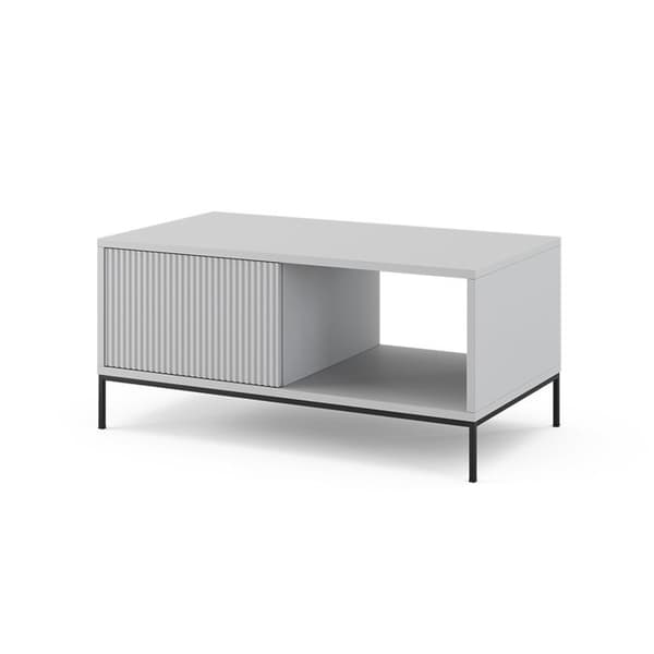 Vicco Eliza Soffbord, Grå, 90 x 45 cm