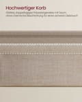 Miniatyrbillede 5 af 7: Rootz Sidebord - Natbord - Sengebord - Spånplade Stål Polyester - 30cm x 60cm x 60cm - Mat Hvid Kamelbrun