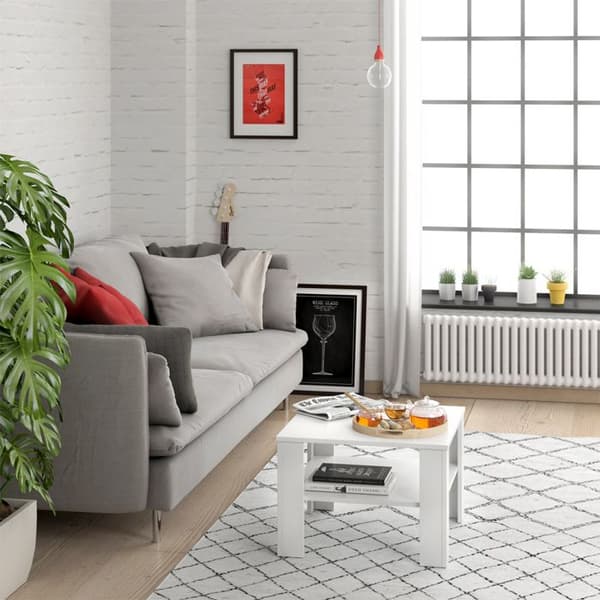 Vicco Homer Soffbord, Vit, 60 x 42 cm