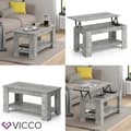Miniatyrbild 2 av 6: Vicco Lorenz soffbord, Betong, 100 x 50 cm med lyftfunktion