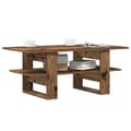 Miniatyrbillede 2 af 10: vidaXL sofabord 102x55x42 cm konstrueret træ antikt trælook