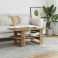 Miniatyrbilde 4 av 10: vidaXL Salongbord artisan eik 102x55x42 cm konstruert tre