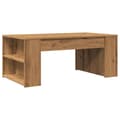 Miniatyrbilde 3 av 10: vidaXL Salongbord artisan eik 102x55x42 cm konstruert tre