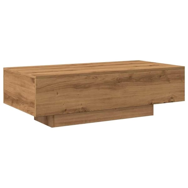 vidaXL Soffbord artisan ek 100x49,5x31 cm konstruerat trä