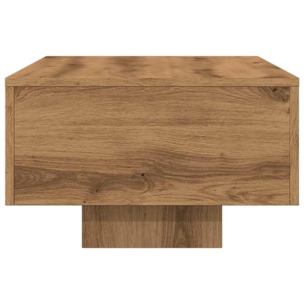 vidaXL Soffbord artisan ek 100x49,5x31 cm konstruerat trä