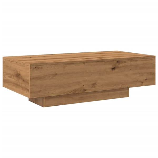 vidaXL Soffbord artisan ek 100x49,5x31 cm konstruerat trä