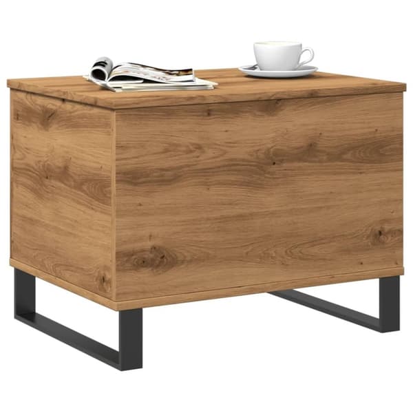 vidaXL Soffbord artisan ek 60x44,5x45 cm konstruerat trä