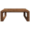 Miniatyrbilde 5 av 10: vidaXL Salongbord gammelt tre 100x100x35 cm konstruert tre