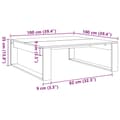Miniatyrbilde 10 av 10: vidaXL Salongbord gammelt tre 100x100x35 cm konstruert tre