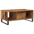 Miniatyrbilde 1 av 11: vidaXL Salongbord gammelt tre 90x50x36,5 cm konstruert tre
