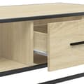 Pikkukuva 10 / 11: vidaXL Sohvapöytä Sonoma-tammi 100x57x35 cm tekninen puu ja metalli