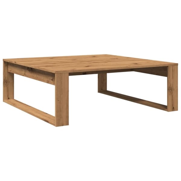 vidaXL sofabord 100x100x35 cm konstrueret træ kunsteg