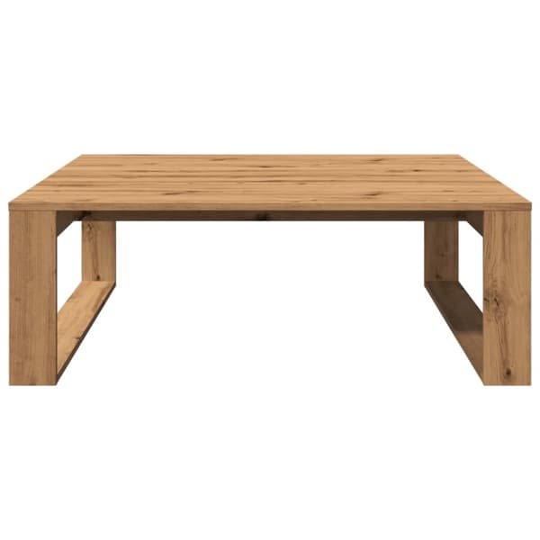 vidaXL sofabord 100x100x35 cm konstrueret træ kunsteg