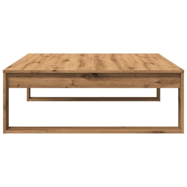 vidaXL sofabord 100x100x35 cm konstrueret træ kunsteg