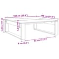 Miniatyrbillede 10 af 10: vidaXL sofabord 100x100x35 cm konstrueret træ kunsteg