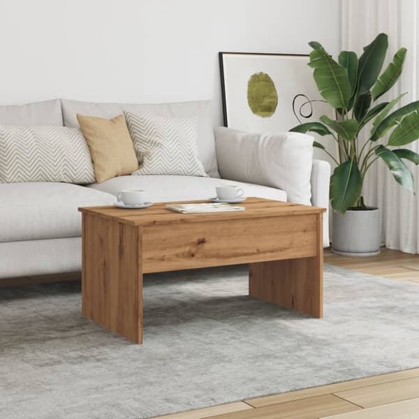 vidaXL Soffbord artisan ek 80x50,5x41,5 cm konstruerat trä