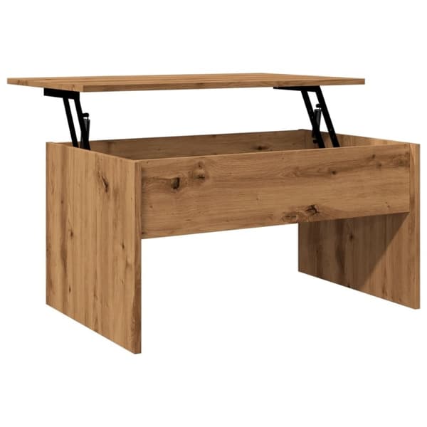vidaXL Soffbord artisan ek 80x50,5x41,5 cm konstruerat trä