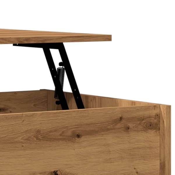 vidaXL Soffbord artisan ek 80x50,5x41,5 cm konstruerat trä