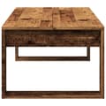 Miniatyrbillede 6 af 10: vidaXL sofabord 102x50x35 cm konstrueret træ antikt træ