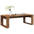 Miniatyrbillede 2 af 10: vidaXL sofabord 102x50x35 cm konstrueret træ antikt træ