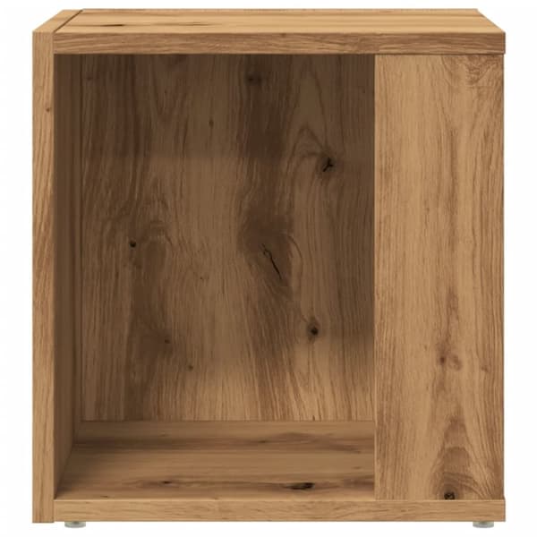 vidaXL sidebord 33x33x34 cm konstrueret træ kunsteg