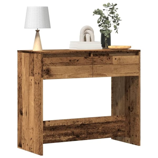vidaXL Konsolipöytä vanha puu 89x41x76,5 cm tekninen puu