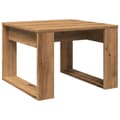Miniatyrbillede 7 af 10: vidaXL sidebord 50x50x35 cm konstrueret træ kunsteg