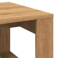 Miniatyrbillede 8 af 10: vidaXL sidebord 50x50x35 cm konstrueret træ kunsteg
