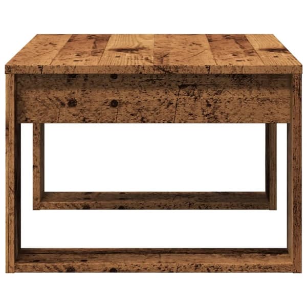vidaXL Sidebord gammelt tre 50x50x35 cm konstruert tre