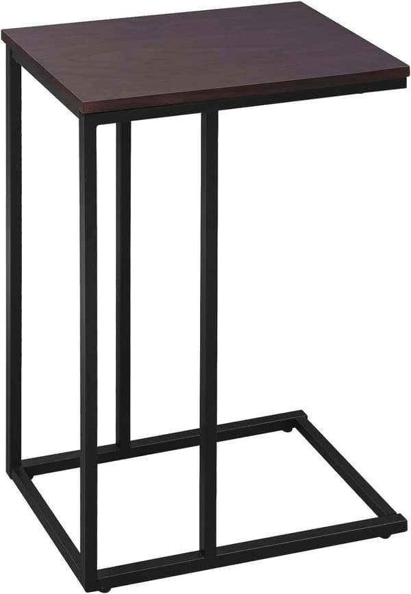 Rootz-sivupöytä - MDF- ja metallirunko - Vakaa rakenne - Naarmuuntumaton - Vanha teollinen muotoilu - 45 cm x 25 cm x 63,5 cm