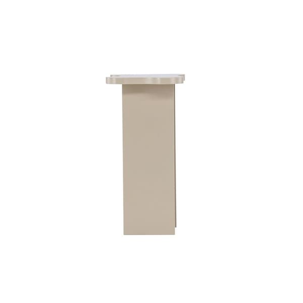 Molde hjørnebord beige.