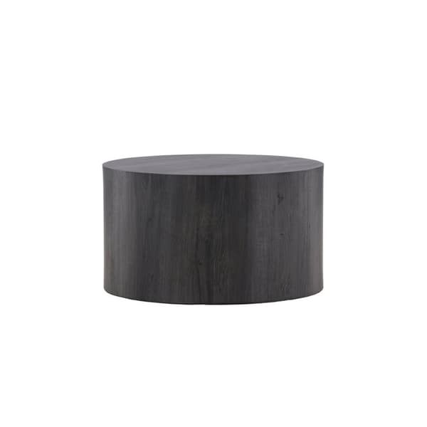 York sofabord Ø80cm sort.