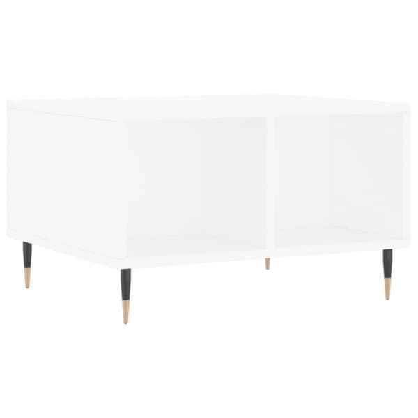 Soffbord vit 60x50x36,5 cm konstruerat trä