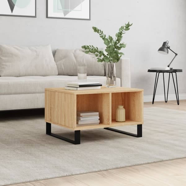 Soffbord sonoma-ek 60x50x36,5 cm konstruerat trä