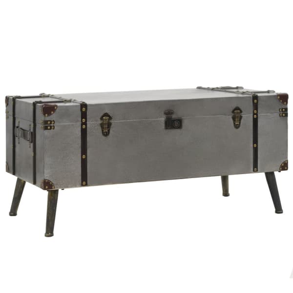 Soffbord MDF och aluminium 102x51x47,5 cm