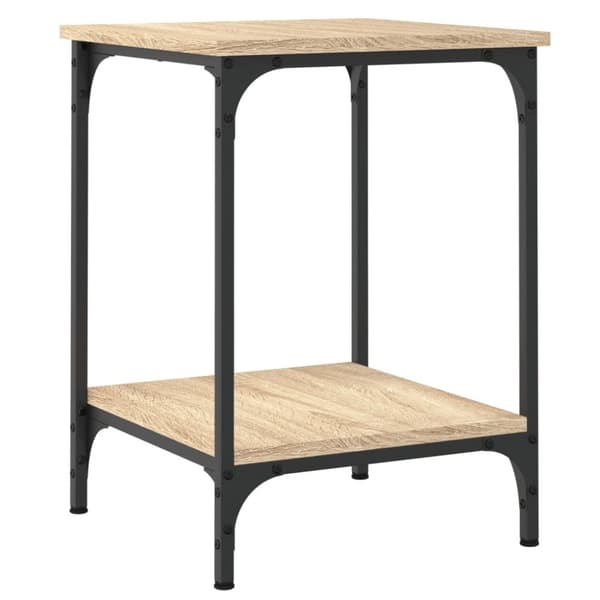 Soffbord sonoma-ek 40x40x55 cm konstruerat trä