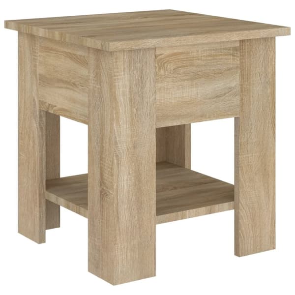 Soffbord sonoma-ek 40x40x42 cm konstruerat trä