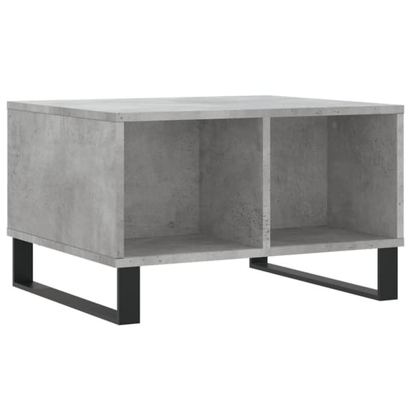 Soffbord betonggrå 60x50x36,5 cm konstruerat trä
