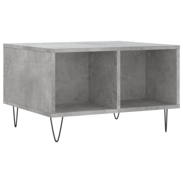 Soffbord betonggrå 60x50x36,5 cm konstruerat trä