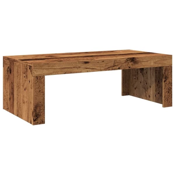 Soffbord åldrat trä 102x50x35 cm konstruerat trä