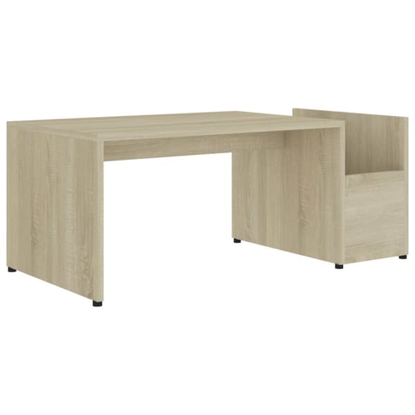 Soffbord sonoma-ek 90x45x35 cm konstruerat trä