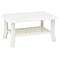 Miniatyrbild 1 av 2: Soffbord vit 90x60x46 cm plast