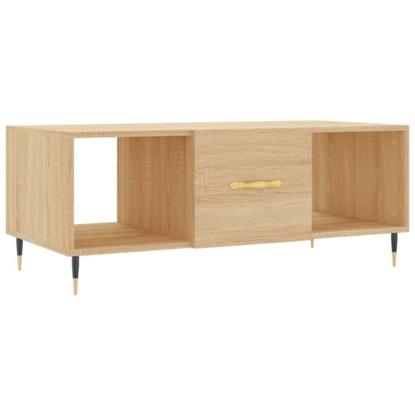 Soffbord sonoma-ek 102x50x40 cm konstruerat trä