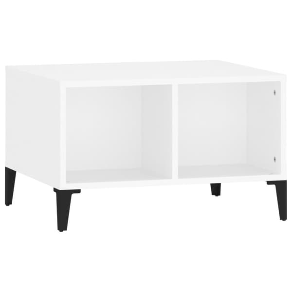 Soffbord vit 60x50x36,5 cm konstruerat trä