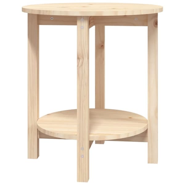 Soffbord Ø 55 x 60 cm massiv furu