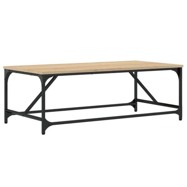 Soffbord sonoma-ek 100x50x35 cm konstruerat trä