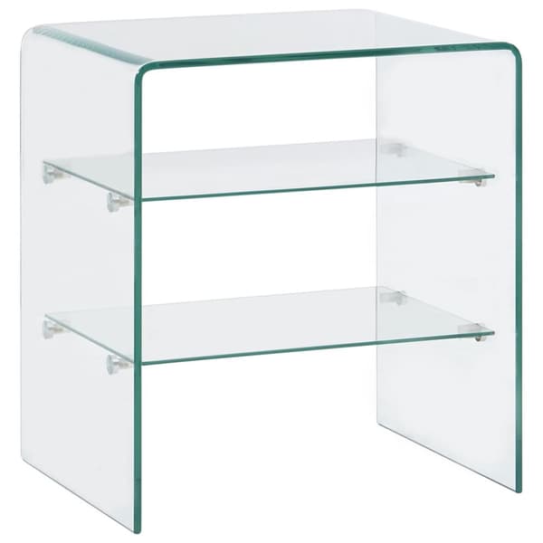 Soffbord 50x40x56 cm härdat glas