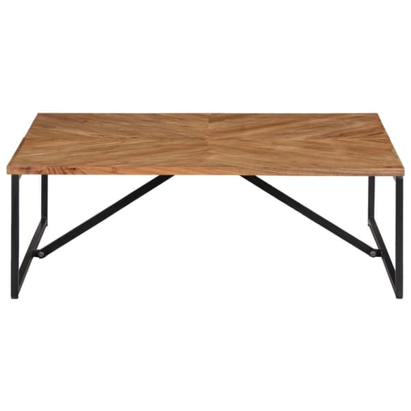 Soffbord 110x110x36 cm massivt akaciaträ