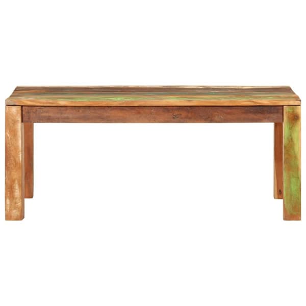 Soffbord 100x55x40 cm massivt återvunnet trä